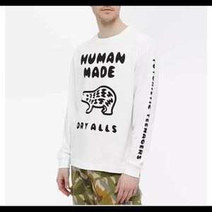 Human Made Polar Bear Long Sleeve Shirt